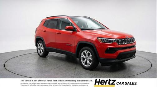 Red Hot Pearlcoat 2025 Jeep Compass Latitude
