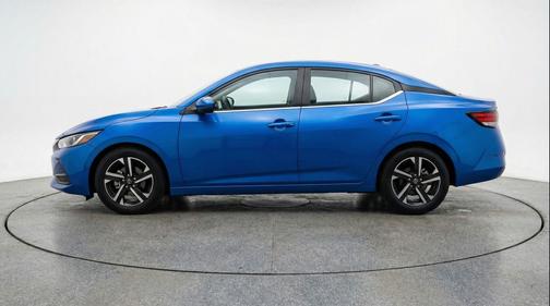 Electric Blue Metallic 2025 Nissan Sentra SV