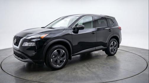 Super Black 2025 Nissan Rogue SV
