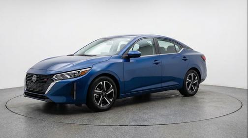 Electric Blue Metallic 2025 Nissan Sentra SV