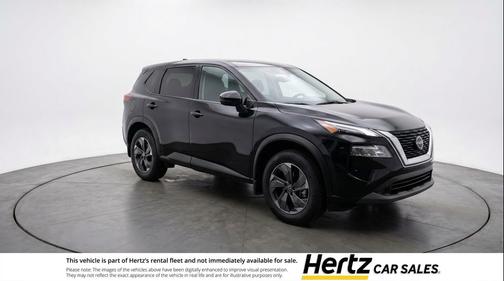 Super Black 2025 Nissan Rogue SV
