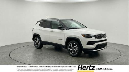 Bright White Clearcoat 2025 Jeep Compass Limited