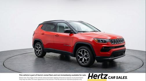 Red Hot Pearlcoat 2025 Jeep Compass Limited