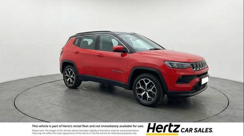 Red Hot Pearlcoat 2025 Jeep Compass Limited
