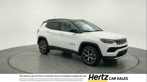 Bright White Clearcoat 2025 Jeep Compass Limited