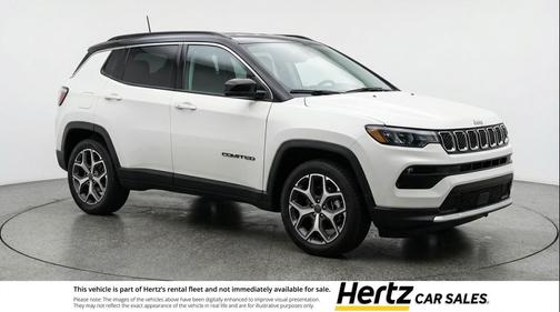 Bright White Clearcoat 2025 Jeep Compass Limited