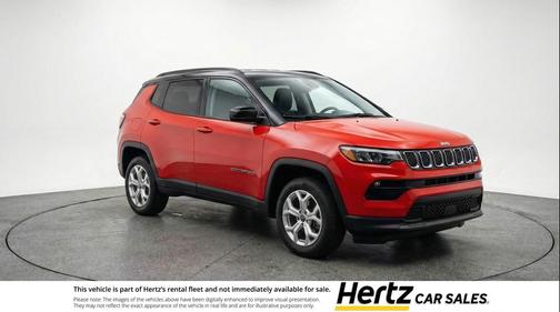 Red Hot Pearlcoat 2025 Jeep Compass Latitude