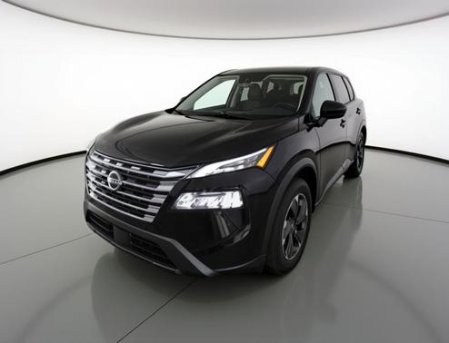 Super Black 2025 Nissan Rogue SV