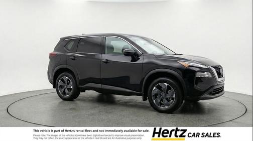 Super Black 2025 Nissan Rogue SV