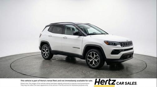 Bright White Clearcoat 2025 Jeep Compass Limited
