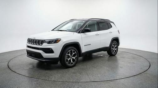 Bright White Clearcoat 2025 Jeep Compass Limited