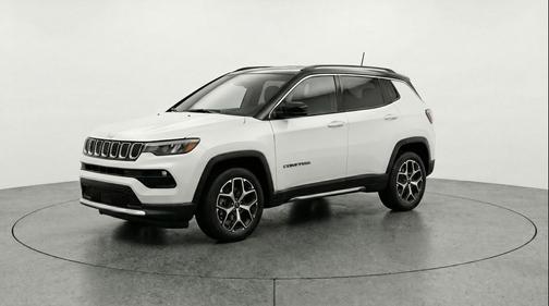 Bright White Clearcoat 2025 Jeep Compass Limited