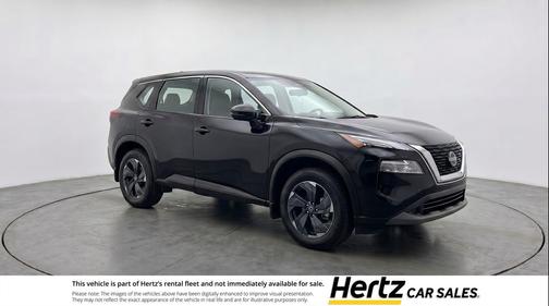 Super Black 2025 Nissan Rogue SV