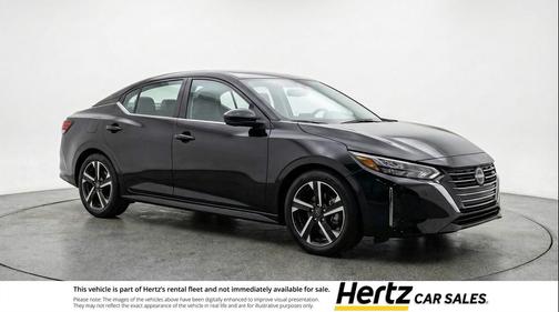Super Black 2025 Nissan Sentra SV