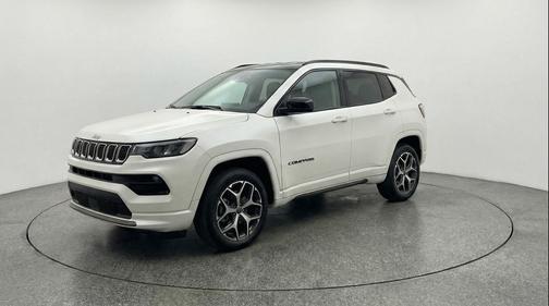 Bright White Clearcoat 2025 Jeep Compass Limited