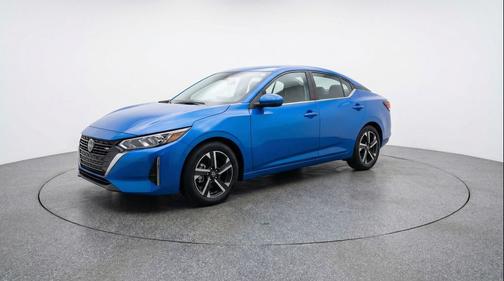 Electric Blue Metallic 2025 Nissan Sentra SV