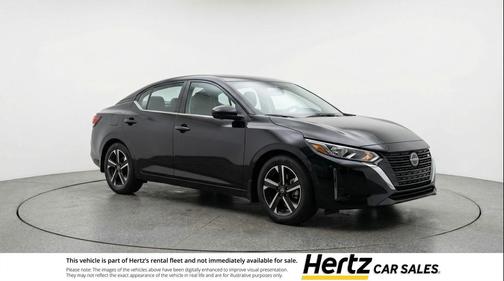 Super Black 2025 Nissan Sentra SV