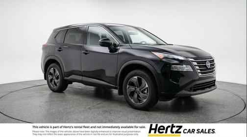 Super Black 2025 Nissan Rogue SV