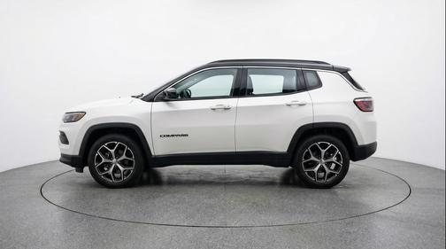Bright White Clearcoat 2025 Jeep Compass Limited