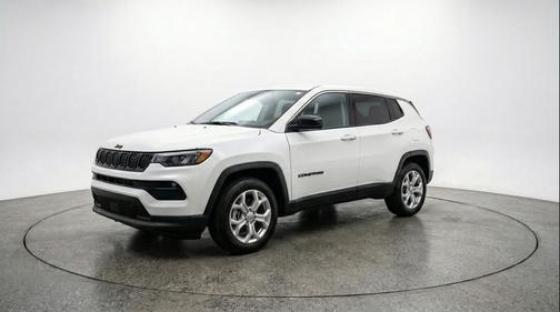 Bright White Clearcoat 2025 Jeep Compass Latitude