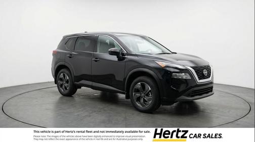Super Black 2025 Nissan Rogue SV