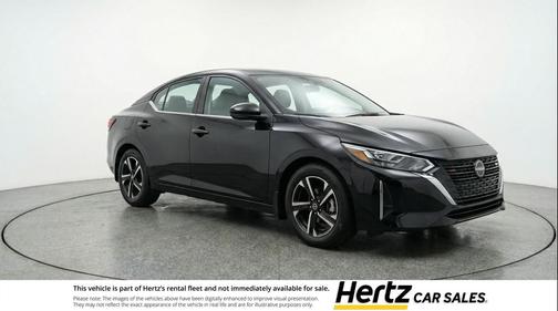 Super Black 2025 Nissan Sentra SV