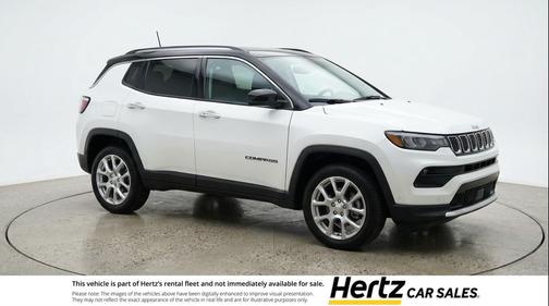 Bright White Clearcoat 2025 Jeep Compass Limited