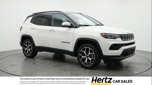 Bright White Clearcoat 2025 Jeep Compass Limited