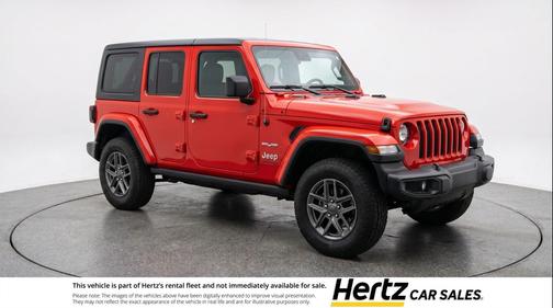 Firecracker Red Clearcoat 2025 Jeep Wrangler Sport S