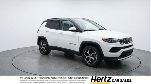 Bright White Clearcoat 2025 Jeep Compass Limited
