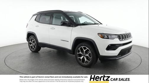 Bright White Clearcoat 2025 Jeep Compass Limited