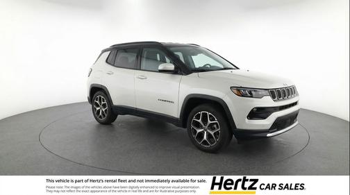 Bright White Clearcoat 2025 Jeep Compass Limited