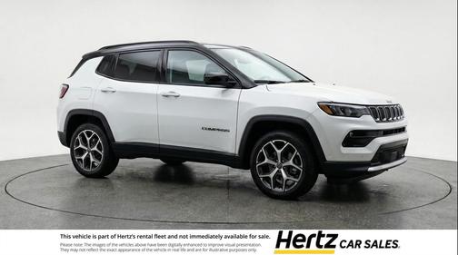 Bright White Clearcoat 2025 Jeep Compass Limited