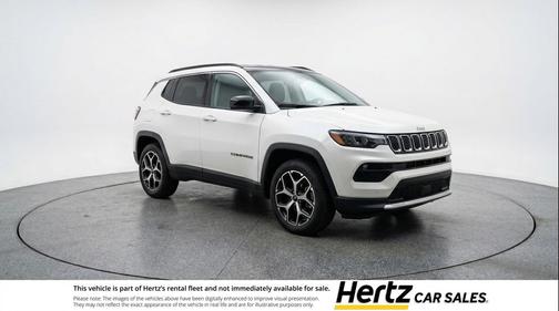Bright White Clearcoat 2025 Jeep Compass Limited