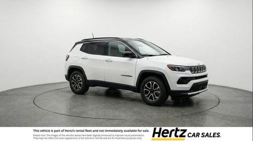 Bright White Clearcoat 2025 Jeep Compass Trailhawk