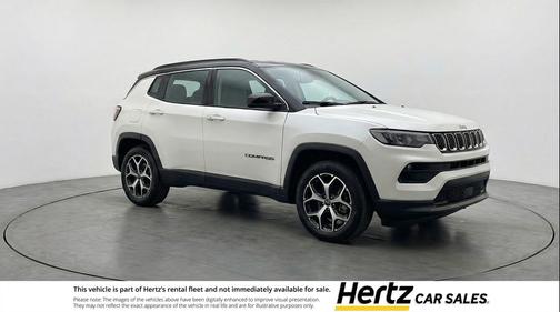Bright White Clearcoat 2025 Jeep Compass Limited