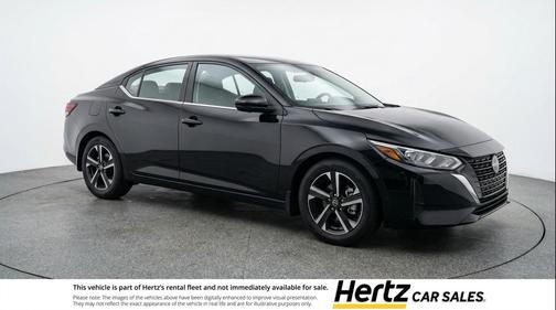 Super Black 2025 Nissan Sentra SV