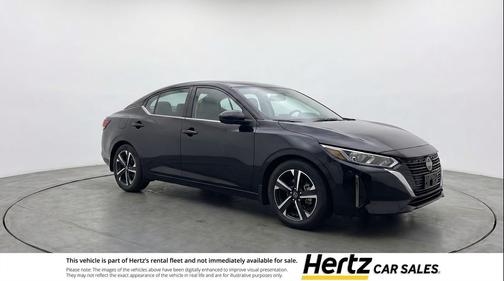 Super Black 2025 Nissan Sentra SV