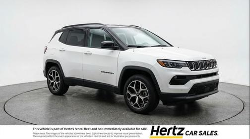 Bright White Clearcoat 2025 Jeep Compass Limited