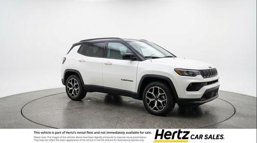 Bright White Clearcoat 2025 Jeep Compass Limited