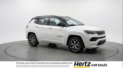 Bright White Clearcoat 2025 Jeep Compass Limited