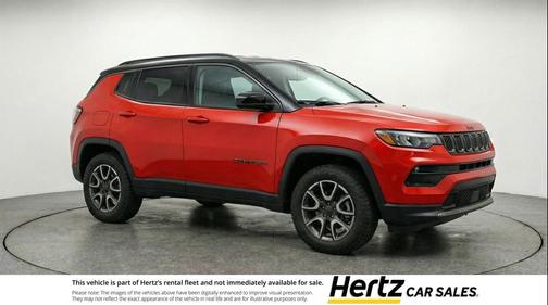 Red Hot Pearlcoat 2025 Jeep Compass Trailhawk