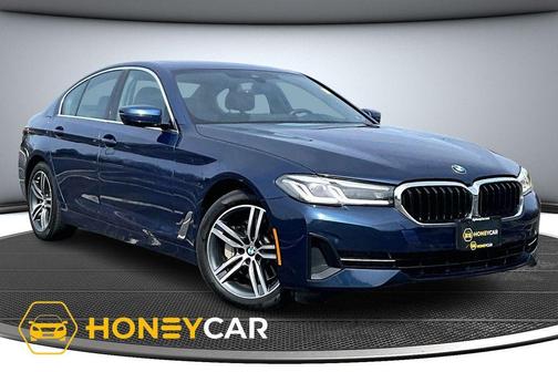 Blue 2021 BMW 530 i xDrive