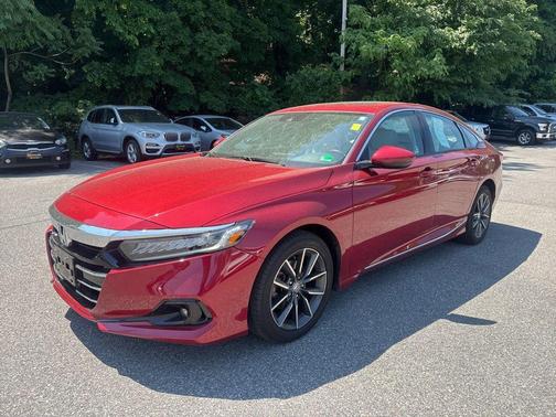 Maroon 2022 Honda Accord EX-L