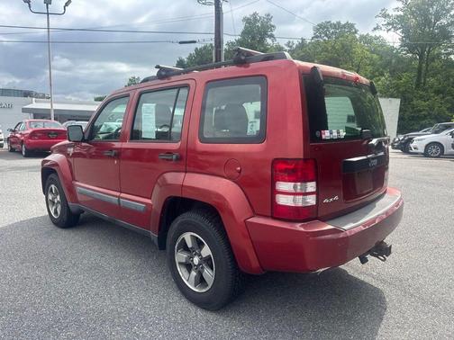 Red 2008 Jeep Liberty Sport
