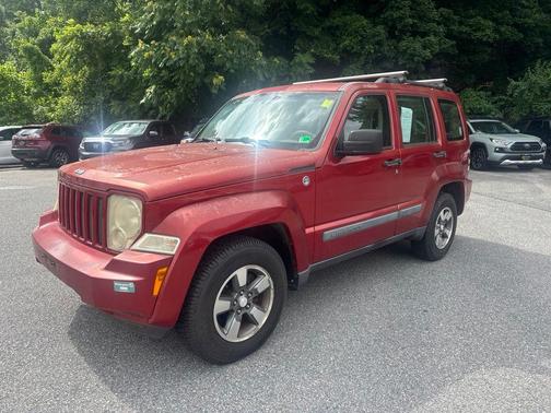 Red 2008 Jeep Liberty Sport