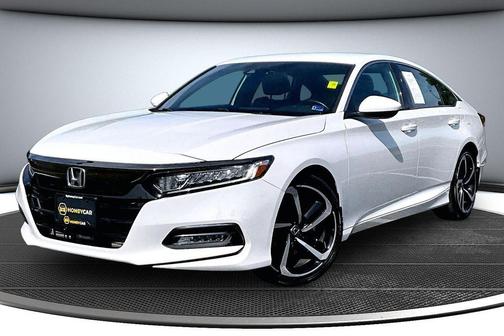 White 2018 Honda Accord Sport