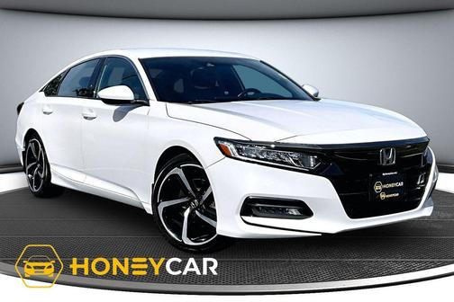 White 2018 Honda Accord Sport