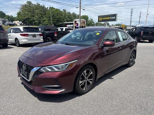 Rosewood Metallic 2021 Nissan Sentra SV