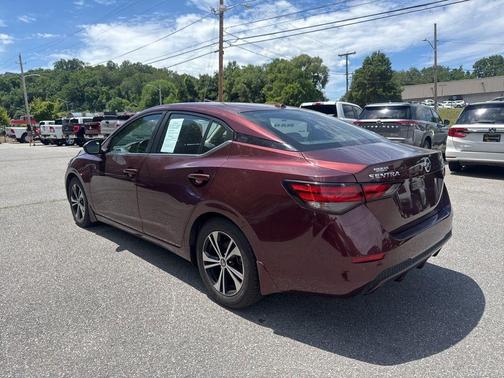 Rosewood Metallic 2021 Nissan Sentra SV